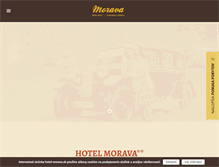 Tablet Screenshot of hotel-morava.sk